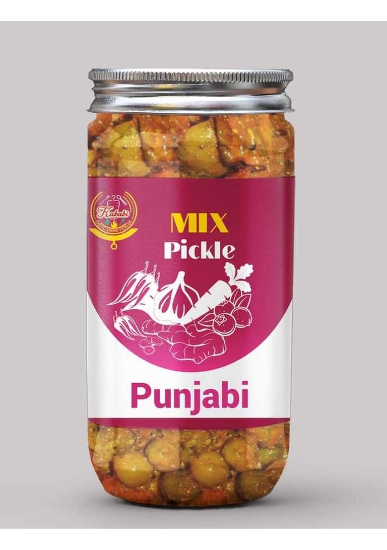 Kababi Punjabi Mix Vegetable Pickle Homemade Aachar 400G Mother’S Recipe | Organic North Indian Healthy Traditional Home Made Achaar - Indya