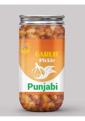 Kababi Punjabi Garlic Pickle Homemade Fresh Lehsun Ka Aachar 400G Mother’S Recipe | Organic North Indian Healthy Traditional Home Made Achaar