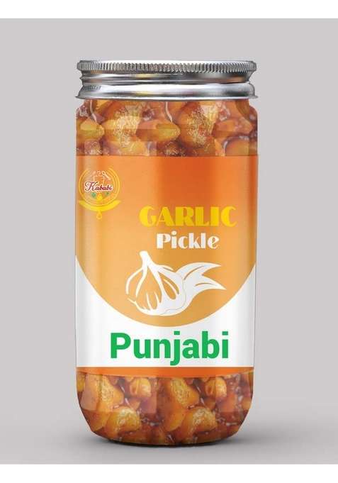 Kababi Punjabi Garlic Pickle Homemade Fresh Lehsun Ka Aachar 400G Mother’S Recipe | Organic North Indian Healthy Traditional Home Made Achaar