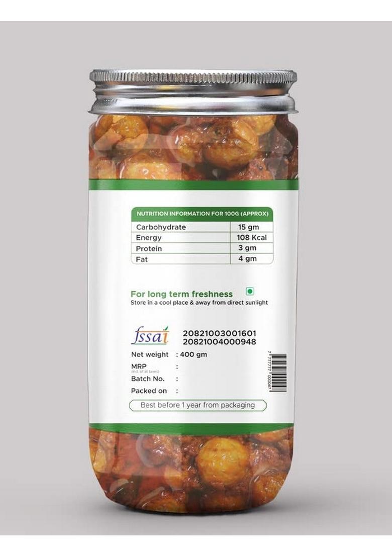 Kababi Delhiwala Amla Pickle Homemade Fresh Gooseberry Ka Aachar 400G Mother’S Recipe | Organic North Indian Healthy Traditional Home Made Achaar