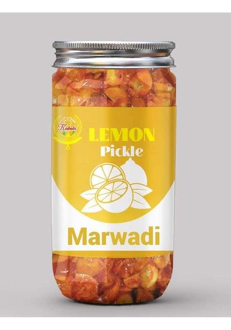 Kababi Marwadi Lemon Pickle Homemade Fresh Neembu Ka Aachar 400G Mother’S Recipe | Organic North Indian Healthy Traditional Home Made Achaar