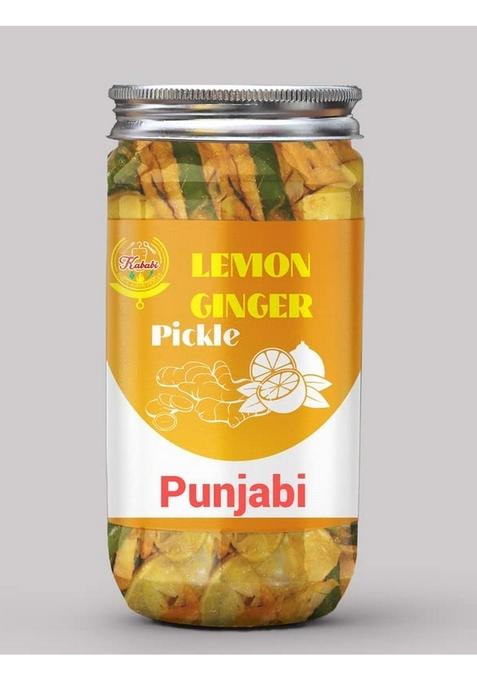 Kababi Punjabi Lemon Ginger Pickle Homemade Neembu Adrak Ka Aachar 400G Mother’S Recipe | Organic North Indian Healthy Traditional Home Made Achaar