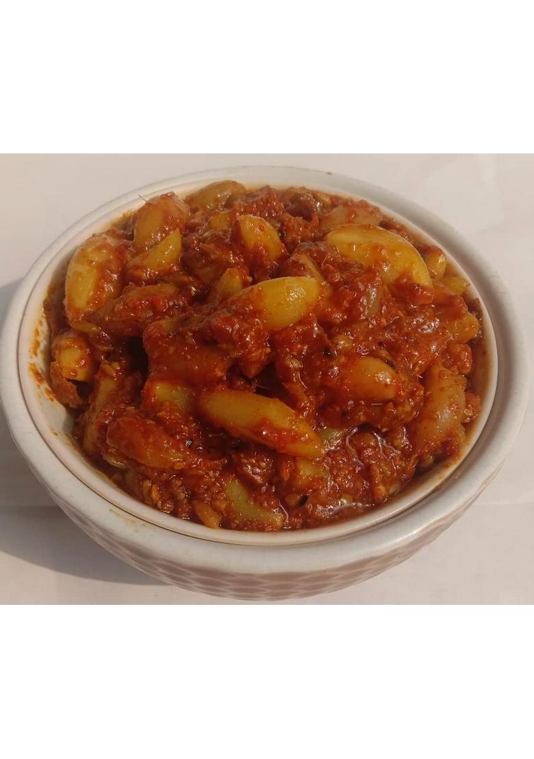 Kababi Garlic Pickle Homemade Fresh Lehsun Ka Aachar 400G Organic North Indian | Healthy Traditional Home Made Achaar