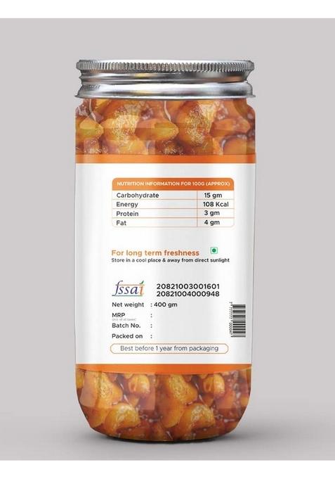 Kababi Garlic Pickle Homemade Fresh Lehsun Ka Aachar 400G Organic North Indian | Healthy Traditional Home Made Achaar