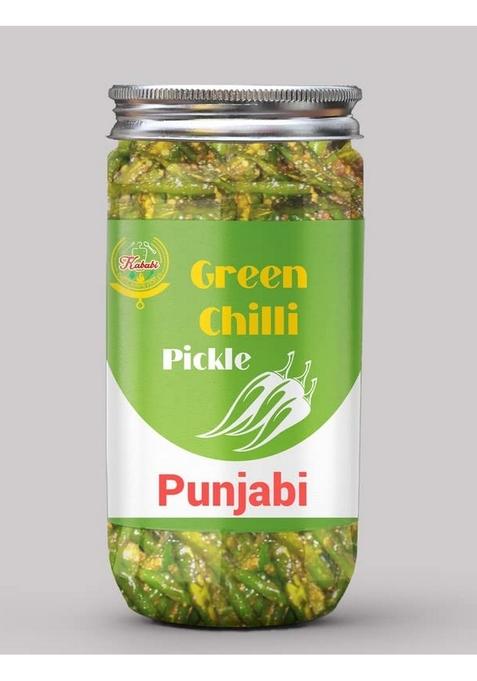 Kababi Punjabi Green Chilli Pickle Homemade Fresh Harimirch Ka Aachar 400G Mother’S Recipe | Organic North Indian Healthy Traditional Home Made Achaar
