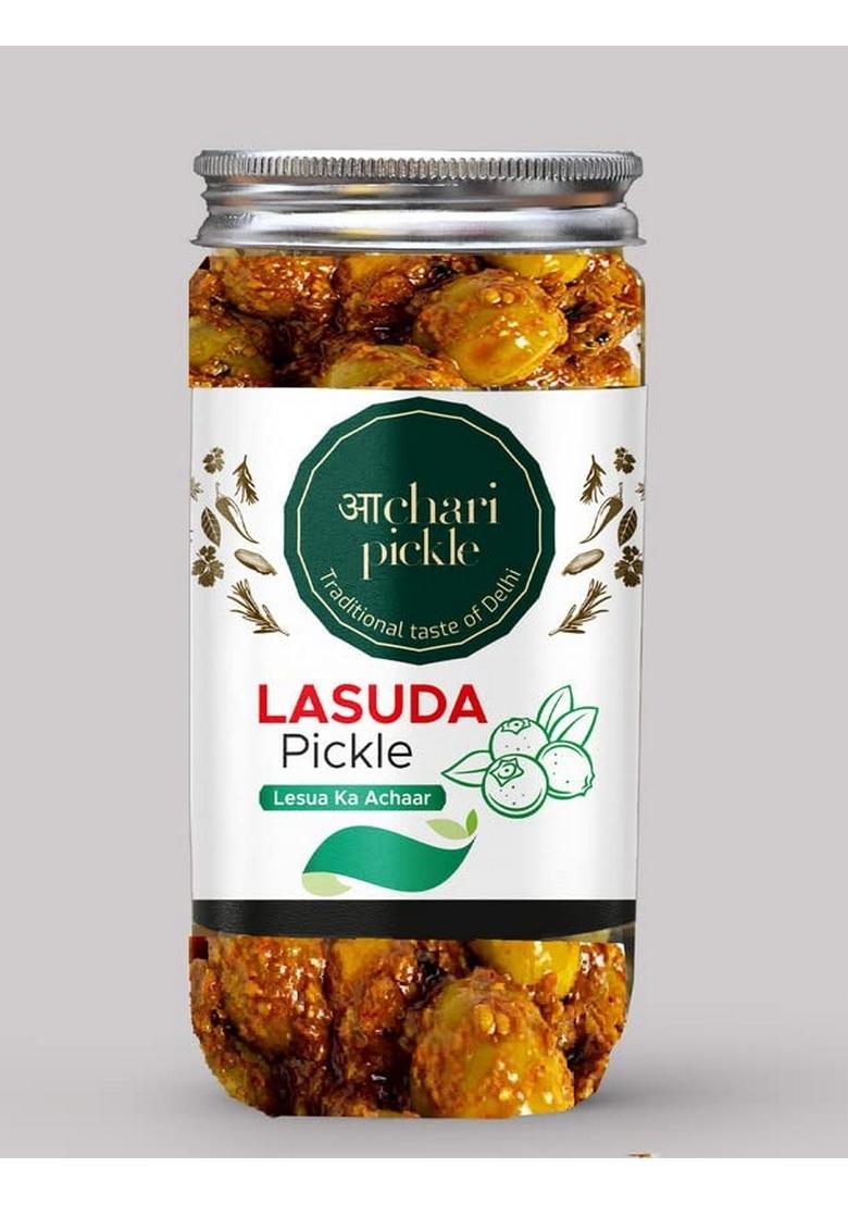Achari Pickles Lasode Lesua Gunda Pickle Achar 400Gm Rajasthani Lasoda Fruit Ka Achaar Mother’S Recipe | Organic North Indian Traditional Home Made