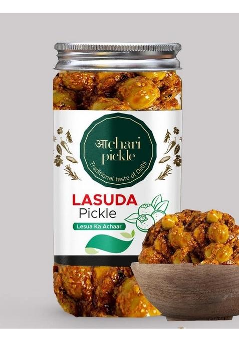 Achari Pickles Lasode Lesua Gunda Pickle Achar 400Gm Rajasthani Lasoda Fruit Ka Achaar Mother’S Recipe | Organic North Indian Traditional Home Made