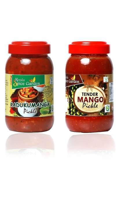 Kerala Spice Garden Kadukumanga Tender Mango Pickle | 100 Natural Style Combo 500G 2 X 500 G