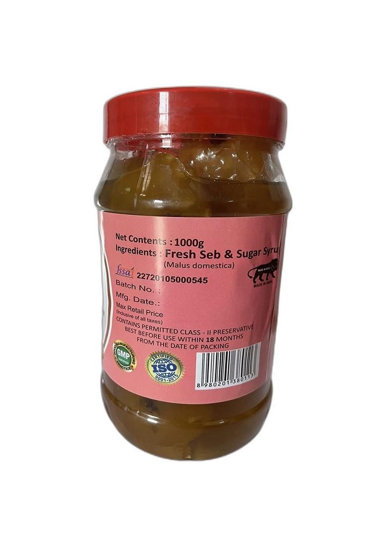 Sansu Apple Murabba 500 Grams Pack Of 2 |100 Fresh With Homemade Taste Pure Natural Healthy Ingredients