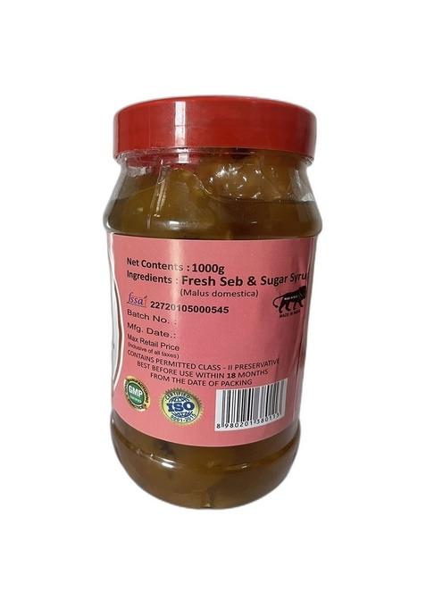 Sansu Apple Murabba 500 Grams Pack Of 2 |100 Fresh With Homemade Taste Pure Natural Healthy Ingredients