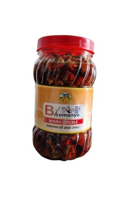 Bhumanyu Mango Pickle | Authentic Indian Aam Ka Achar Spicy Tangy Flavor Homemade Style – 500G