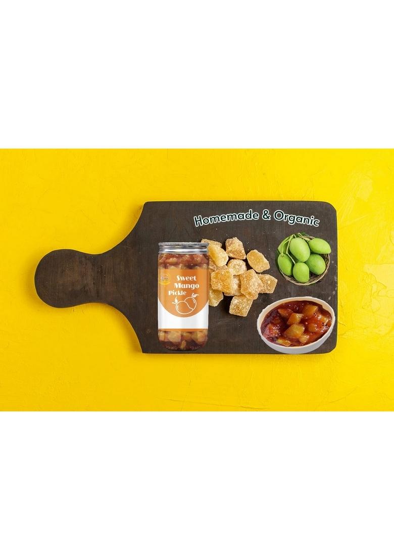 Kababi Banarasi Sweet Mango Pickles 400Gm Murabba Galka Meetha Aam Ka Achar Mother’S Recipe | Organic North Indian Pickle| Traditional Home Made Achaar