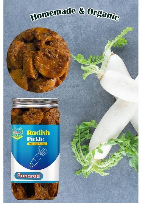 Kababi Banarasi Radish Pickle Homemade Mooli Ka Aachar 400G Mother’S Recipe | Organic North Indian Healthy Traditional Home Made Achaar