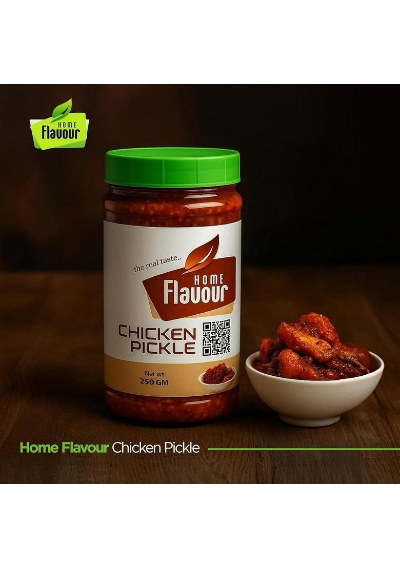 Home Flavour Boneless Chicken Pickle | 250G Spicy Kerala Style Homemade No Preservatives