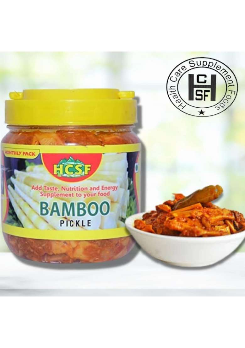 Hcsf Health Care Supplement Foods Bamboo Pickle Bans Ka Achar Pack Of 2 1000 Gm - Indya