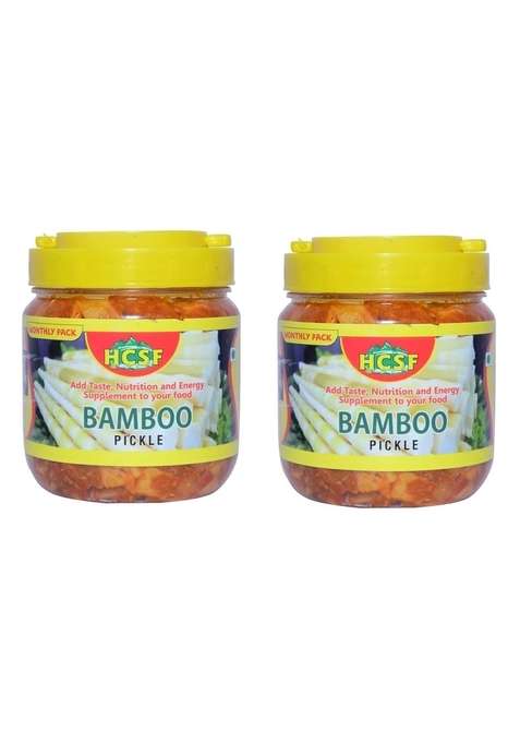 Hcsf Health Care Supplement Foods Bamboo Pickle Bans Ka Achar Pack Of 2 1000 Gm