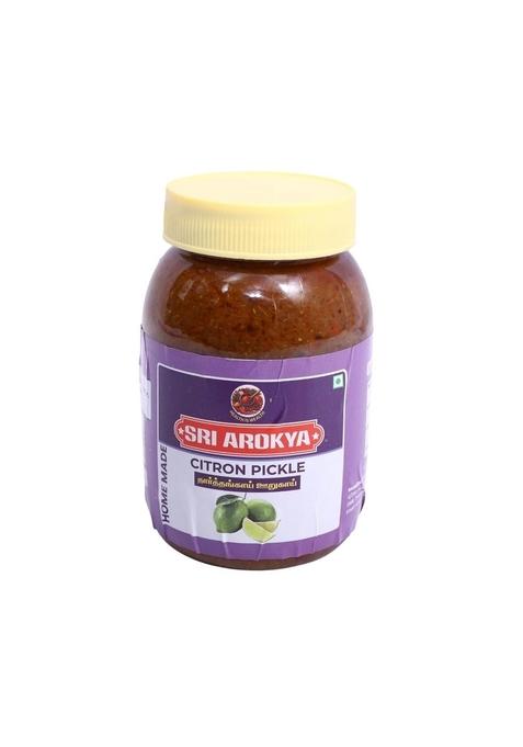 Sri Arokya Citron Pickle 250Gm | Authentic South Indian Tangy Spicy Achar Natural Ingredients Gluten Free Vegan Ready To Eat