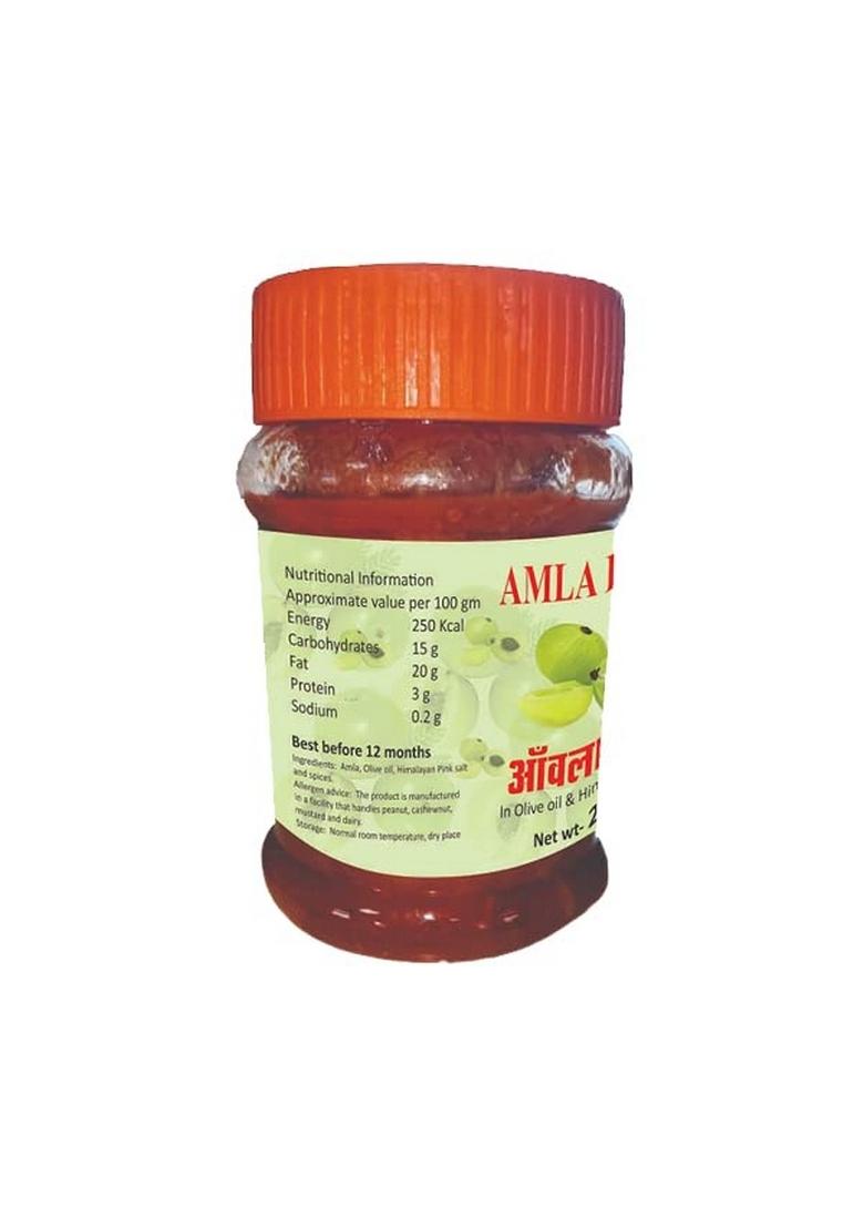 Mealsumm Amla Pickle In Olive Oil Low Sodium 200 Gm