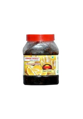 Sun Grow Home Hand And Mother Made Herbal Lemon Tasting Bitter Sweet At The Same Time Gujarati Sour Organic Pickle 1 Kg