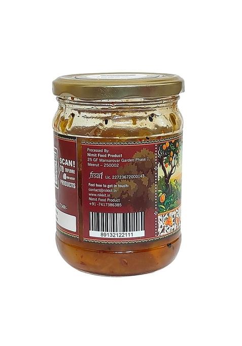 Nikkit Mango Chutney | Sweet Tangy Aam Ki Traditional Flavor With Ripe Mangoes Sugar Spices Perfect For Snacks Meals Stored In Burnies Meetha Pickle