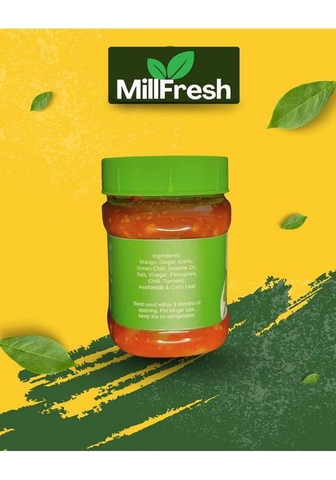 Millfresh Homemade Mango Pickle | Traditional Kerala Style Aam Ka Aachar 250 Gm