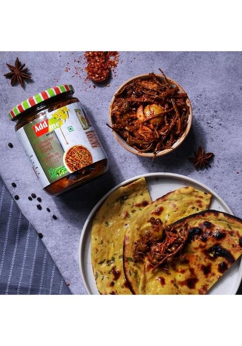 Add Me Tenti Kair Sangri Panchkuta Pickle 500G Sweet Gujrati Chunda Mango Chutney 600G Achar Without Oil Glass Pack Rajasthani Delicacy Ker Pickles Authentic Mixed Vegetable Spicy Tangy Flavor Jar Traditional Indian Gourmet Condimen