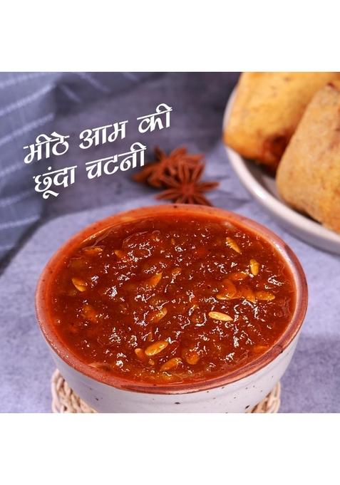 Add Me Tenti Kair Sangri Panchkuta Pickle 500G Sweet Gujrati Chunda Mango Chutney 600G Achar Without Oil Glass Pack Rajasthani Delicacy Ker Pickles Authentic Mixed Vegetable Spicy Tangy Flavor Jar Traditional Indian Gourmet Condimen