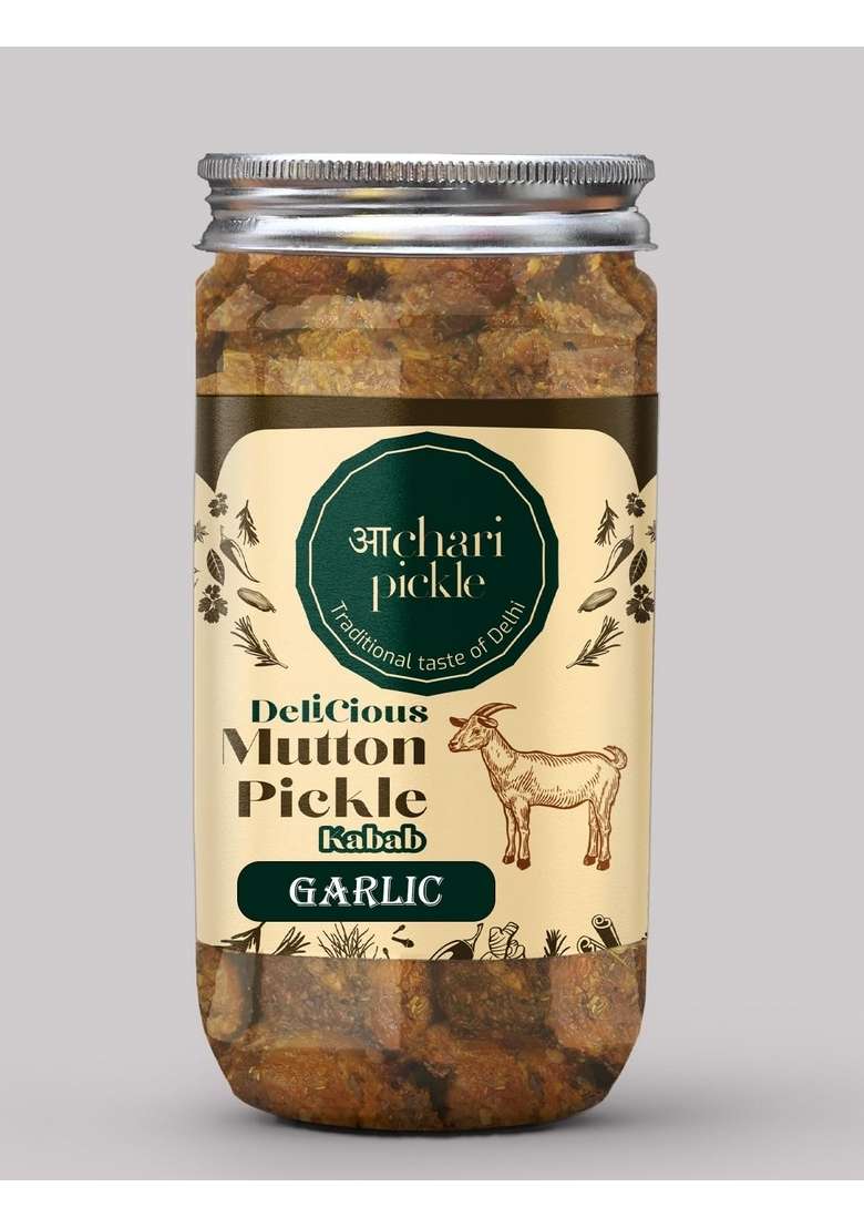 Achari Pickle Homemade Garlic Kabab Mutton 400 Gm Non Veg Ka Achar Chicken Achaar - Indya