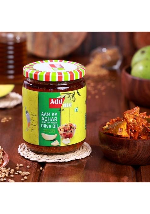 Add Me Mixed Pickle Mango 1Kg In Extra Virgin Olive Oil Homemade Chilli Lemon Nimbu Mirchi Ka Achar Mix Pickles 2 X 500G