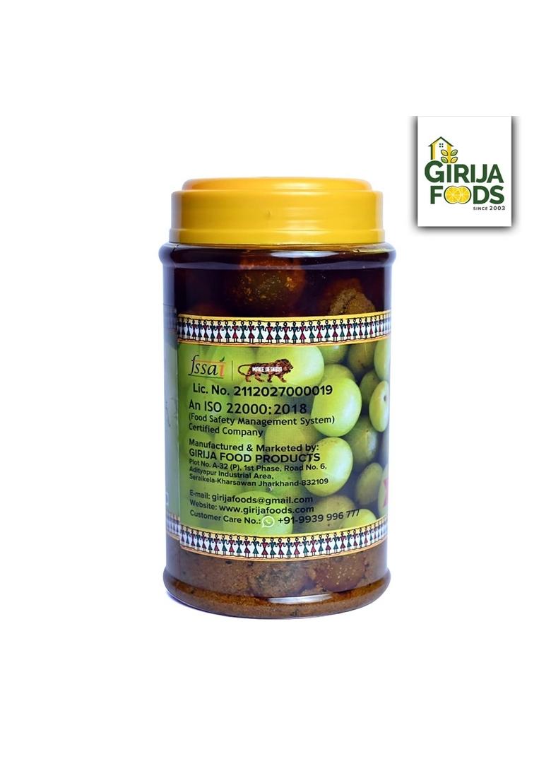 Ghar Ka Pickles Traditional Homemade Amla Pickle Achar 450G Natural No Chemical Preservatives Added