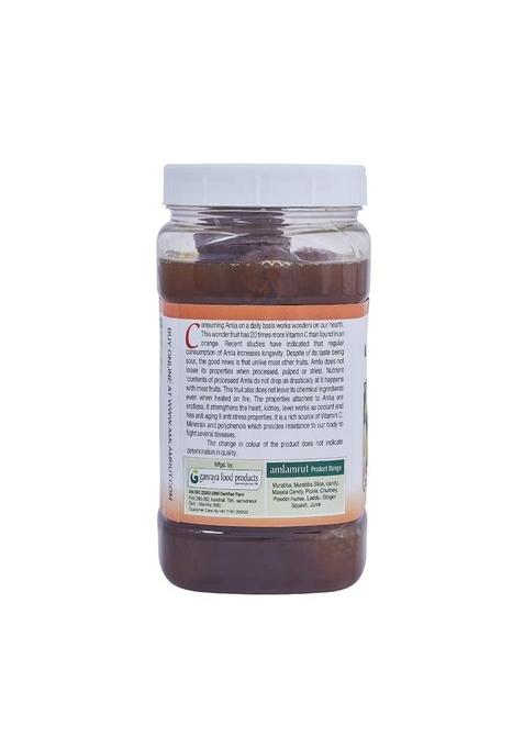 Amlamrut Amla Murabba | Traditional Indian Sweet Made With Preserved Gooseberry In Sugar Syrup Ready To Eat Fruit Treat 500G Each Pack Of 3