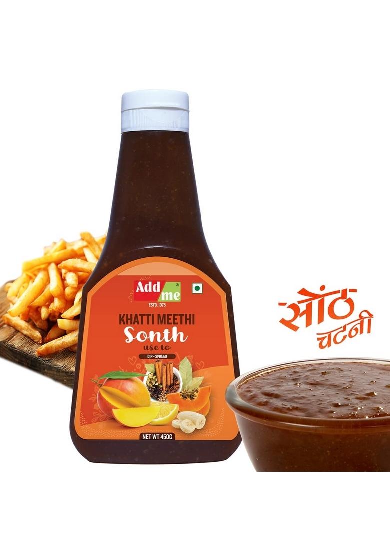 Add Me Homemade Khatti Meethi Sonth 450Gm Pudina Chutney 390Gm Mango Methi Dana Mixed Pickle