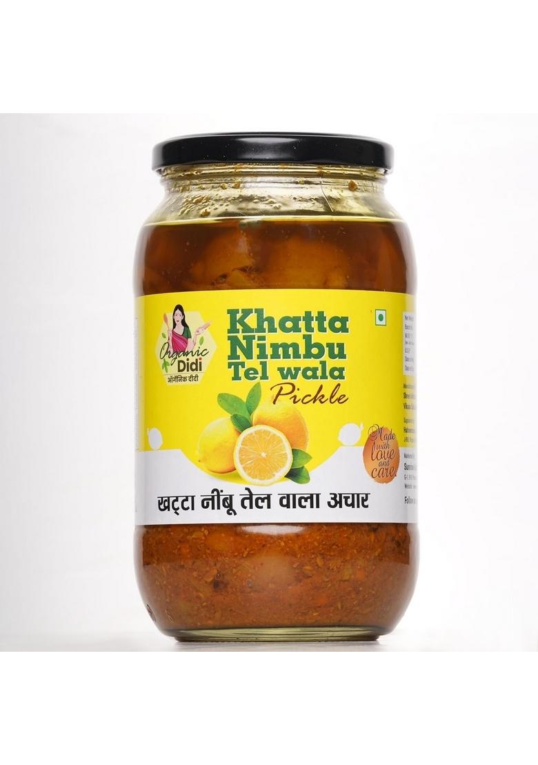 Sunrise Agriland Development Research Pvt Ltd Khatta Nimbu Pickle 500 Gm