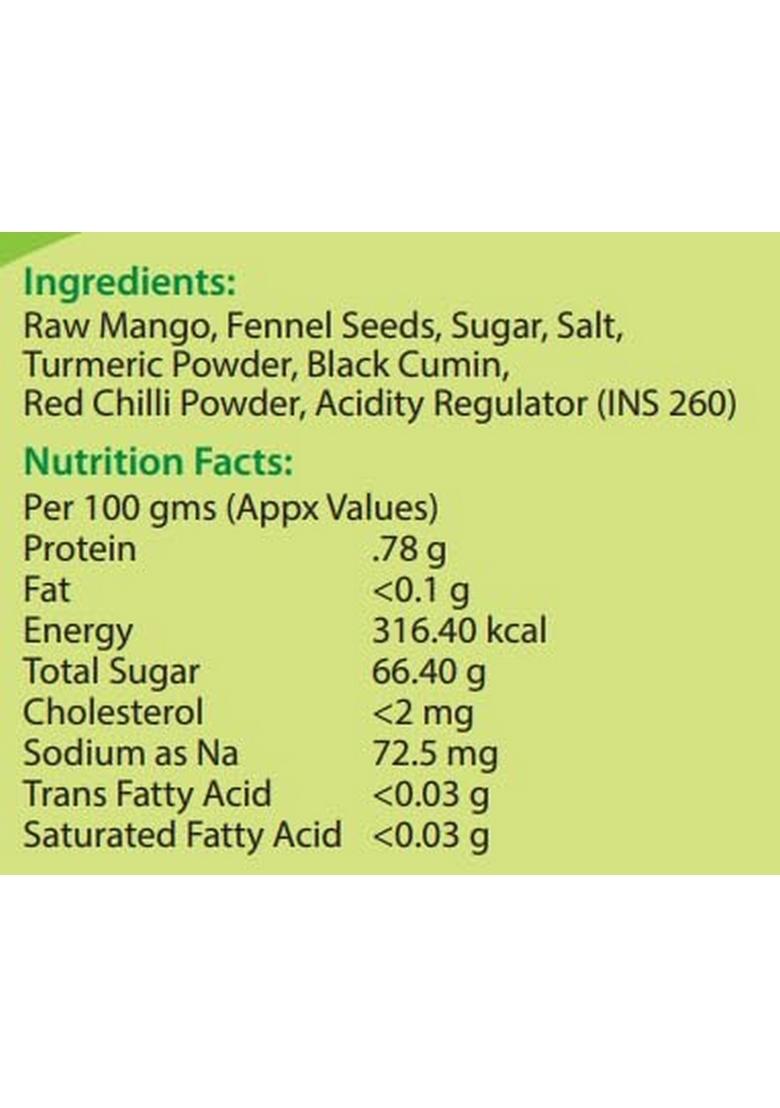 Kava Sweet Mango Pickle 400 Grams