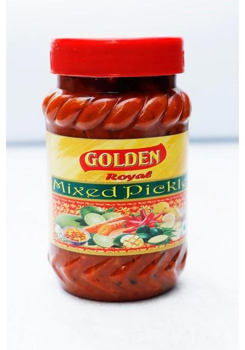 Golden Mix Vegetable Pickle Authentic Natural Tasty Indian Homemade Style Spicy Tangy Flavorful|65Gm