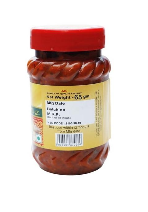 Golden Mix Vegetable Pickle Authentic Natural Tasty Indian Homemade Style Spicy Tangy Flavorful|65Gm