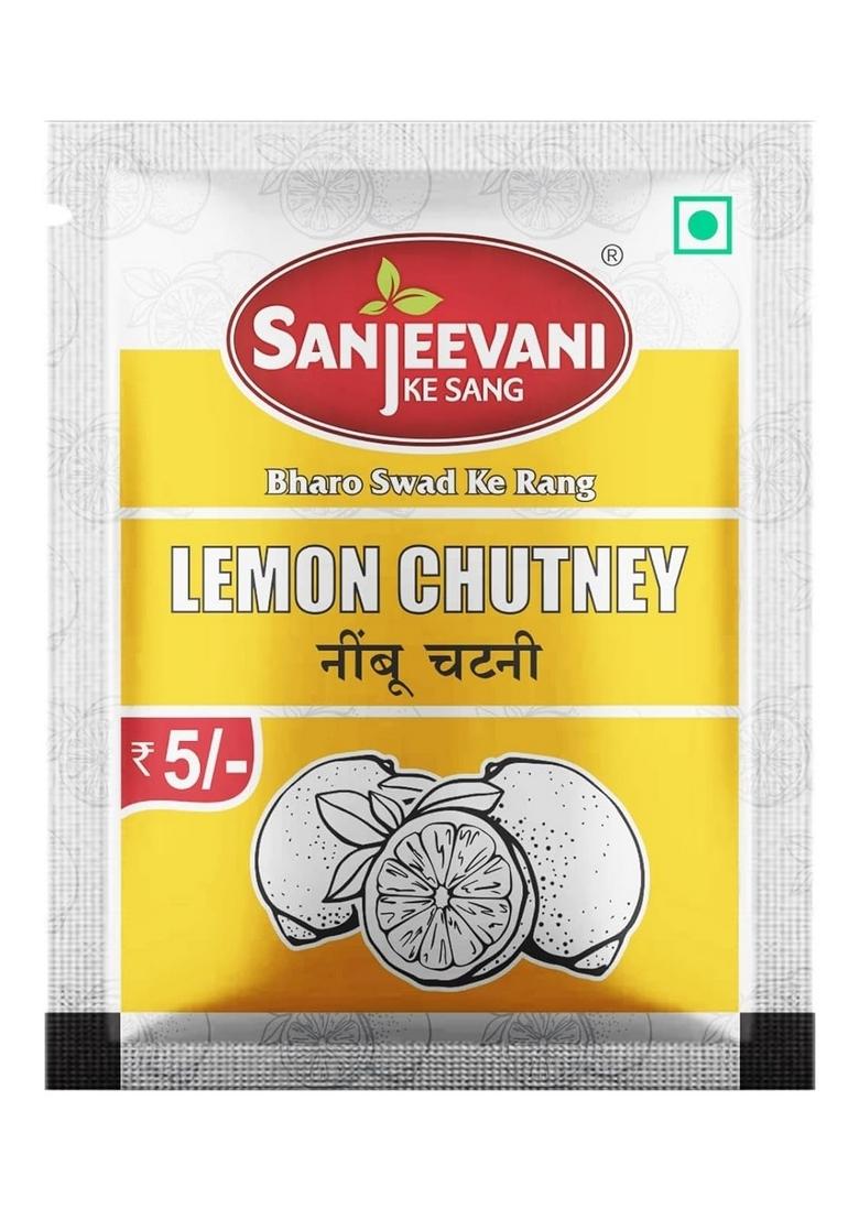 Sanjeevani Ke Sang Lemon Chutney Pack Of 10 Pouch