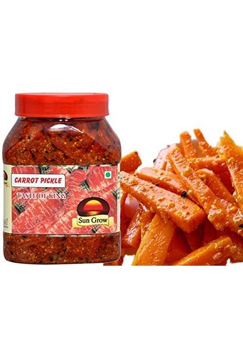 Sun Grow Homemade Punjabi Carrot Pickle Hari Mirch Ka Achar 2850G ||Traditional Flavor Tasty Spicy || 850G