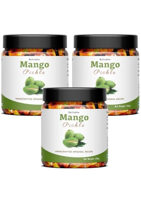 Relishta Home Style North Indian Premium Mango Pickle Pack Of 3