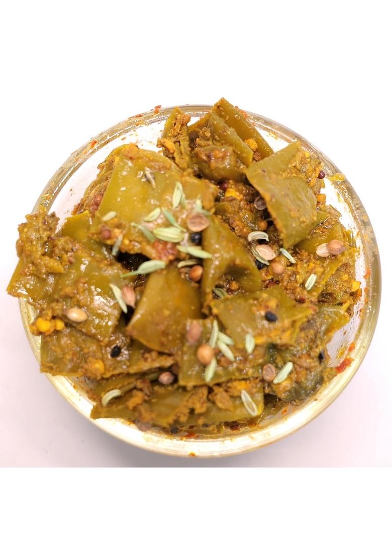 Austere Store | Green Chilli Pickle Organic Hand Made Process