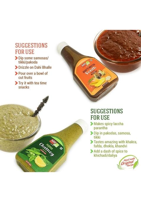Add Me Homemade Chutney Khatti Meethi 450Gm Pudina 390Gm Momo'S Mango Methi Dana Mixed Pickle