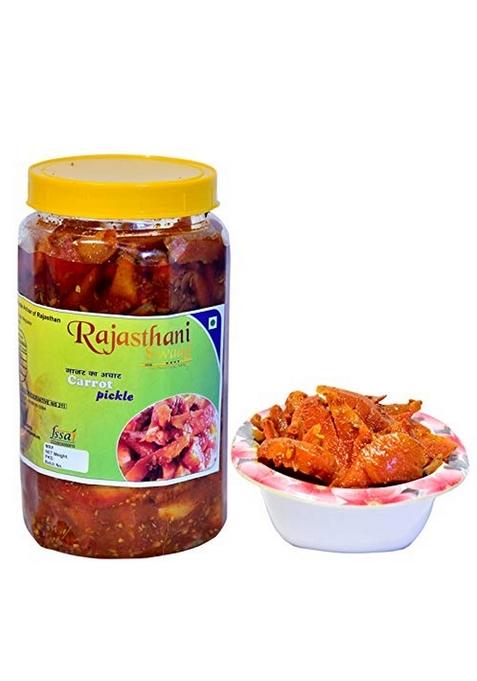 Rajasthani Swaad Gajar Ka Achar Home Made Pickled Carrot | Pack Of 800 Grams