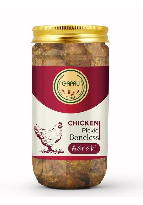 Gapru Pickle Adraki Boneless Chicken 400 Gm Non Veg Ka Achar