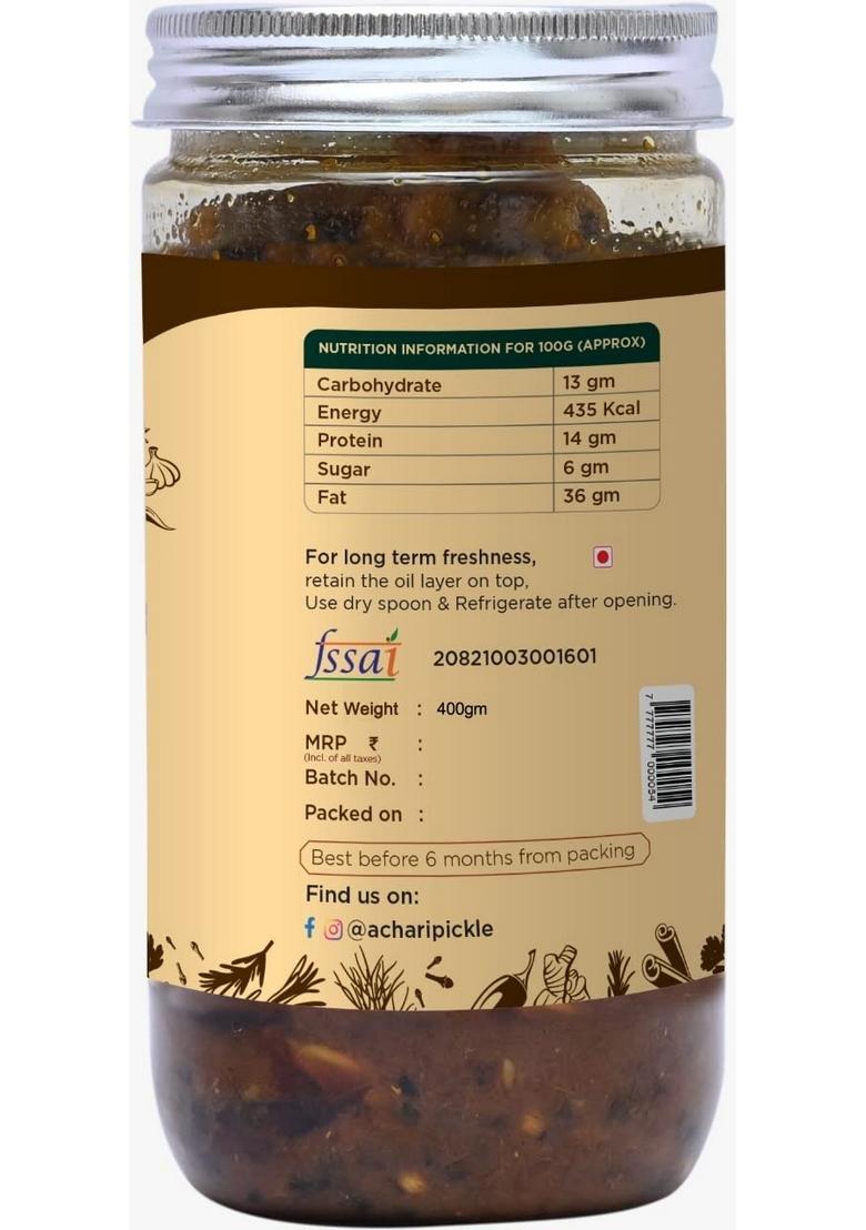 Achari Pickles Homemade Kabab Mutton Pickle Rara 400 Gm Delhi North Style