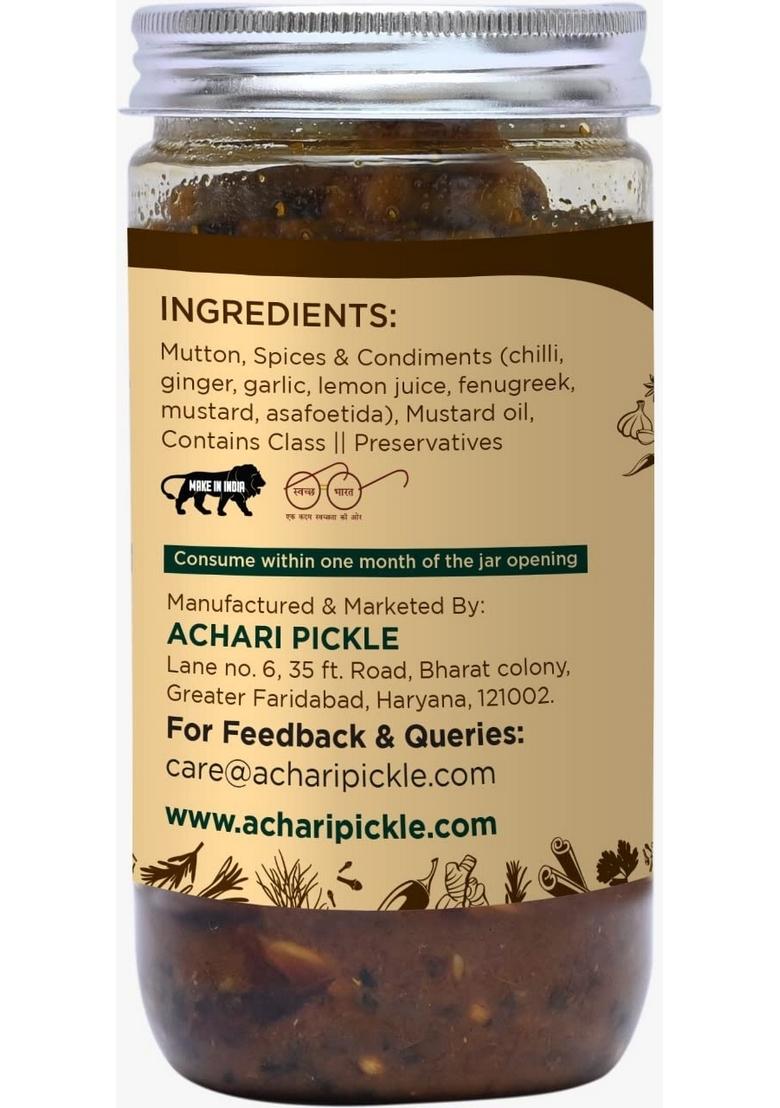 Achari Pickles Homemade Kabab Mutton Pickle Rara 400 Gm Delhi North Style