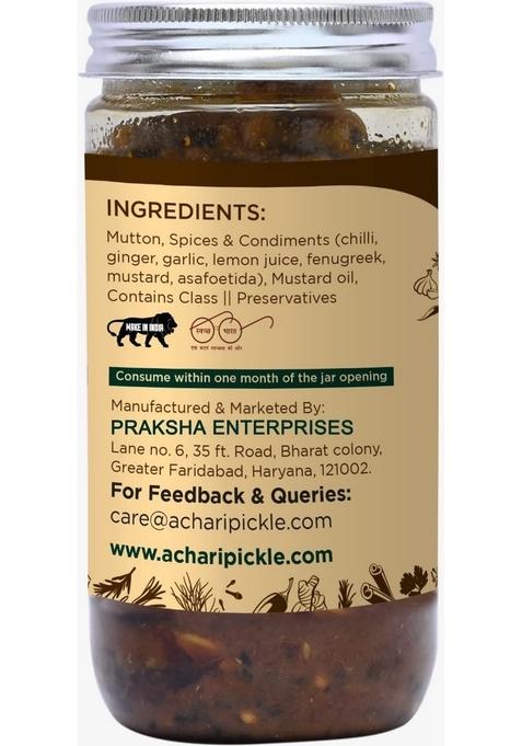 Achari Pickles Homemade Chilliflakes Kabab Mutton Pickle 400 Gm Delhi North Style Unique Non Veg