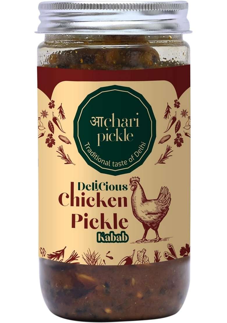 Achari Pickles Homemade Chicken Pickle Kabab 400 Gm Delhi North Style - Indya