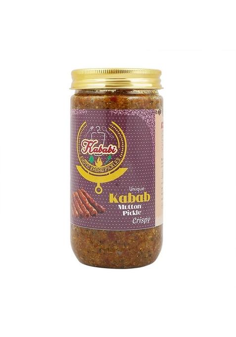 Kababi Kababi'S Mutton Crispy Seekh Kabab Pickle 400 Gm Unique Non Veg