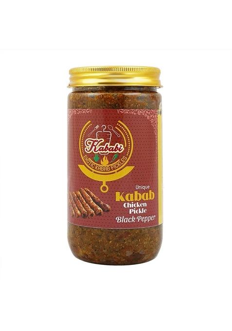 Kababi Kababi'S Chicken Black Pepper Seekh Kabab Pickle 400 Gm Unique Non Veg