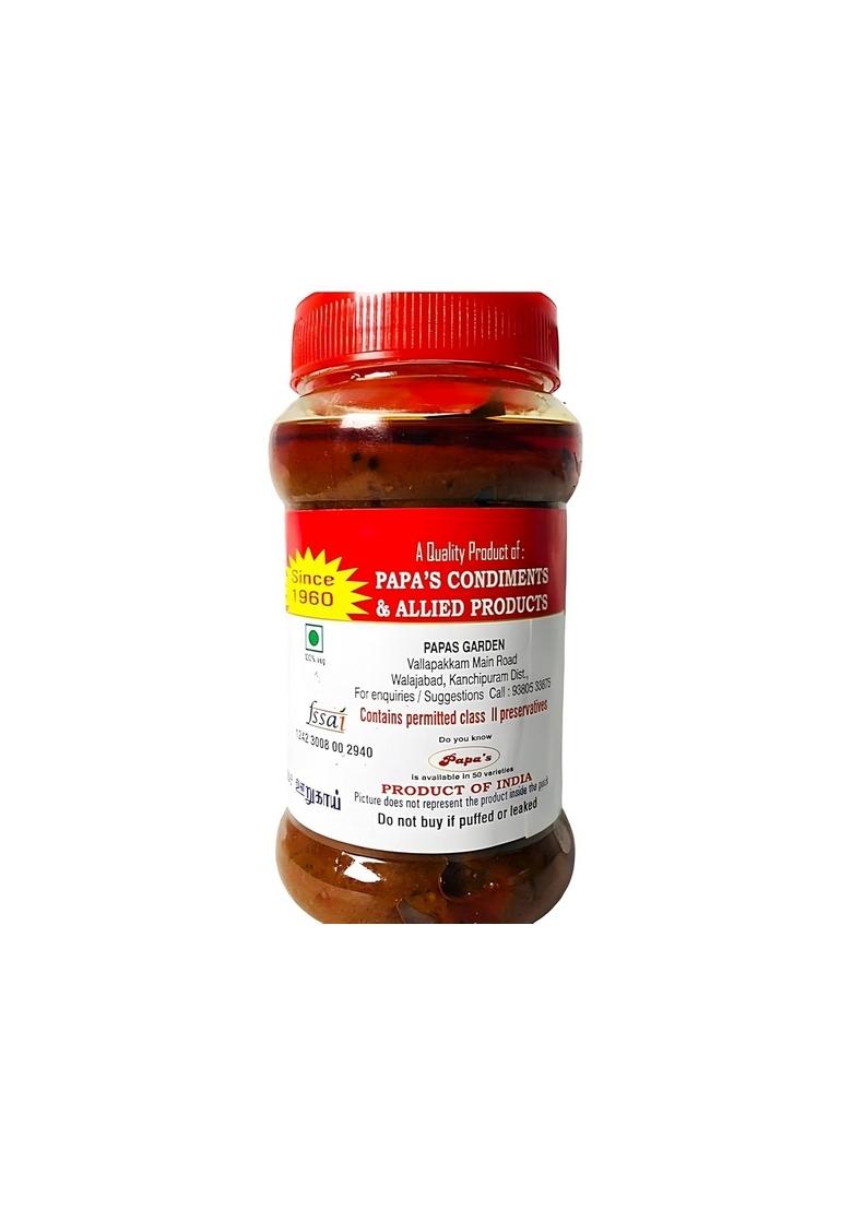 Papa'S Papas Mixed Vegetable Pickle 300Gm The Authentic South Indian Falvoured